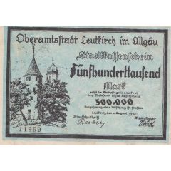 500 000 Mark Leutkirch