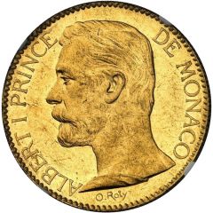 100 Francs - Albert I Obverse trial