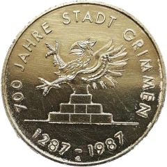 Medal - 700th Anniversary of City of Grimmen, Mecklenburg