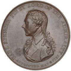Medal - George III Lord of the Admiralty, bronze