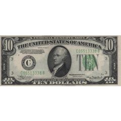 10 Dollars Federal Reserve Note, small portrait