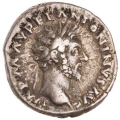 Denarius - Marcus Aurelius CONCORD AVG TR P XV COS III, Concordia and Spes