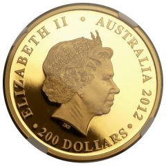 200 Dollars - Elizabeth II 4th Portrait - Diamond Jubilee - Gold Proof