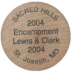 Wooden Nickel - Sacred Hills St. Joseph, Missouri