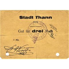 3 Mark Thann - overstamp annule