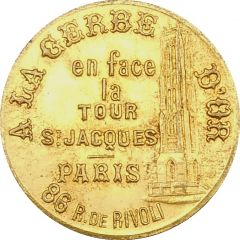 Token - Bijouterie A la Gerbe d`Or Paris