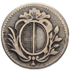 Rappen Silver piedfort