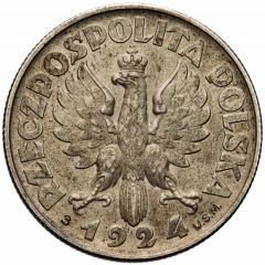 2 Zlotys Woman and Ears, Trial Strike Ag U.S.M.