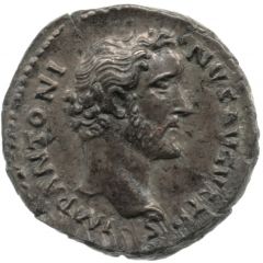 Denarius - Antoninus Pius TRIB POT COS DES II, Fides