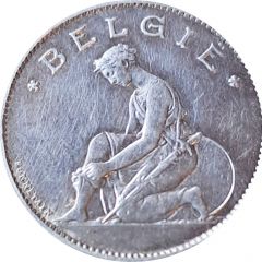 1 Franc Pattern - Dutch text