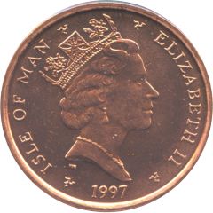 2 Pence - Elizabeth II Bicyclists