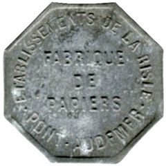 10 Centimes - Etablissement de la Risle - Pont-Audemer [27]