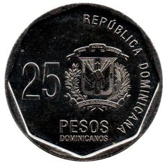 25 Pesos Dominicanos