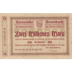 2 000 000 Mark Brombach bei Lörrach