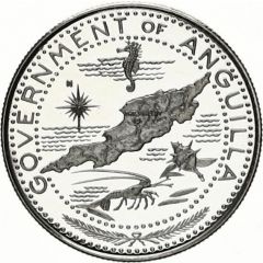 1 Dollar - Elizabeth II Anguilla Island
