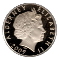 5 Pounds - Elizabeth II 4th Portrait, Samuel Hood, Silver Proof