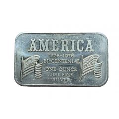 1 Oz Silver - Madison Mint America Bicentennial
