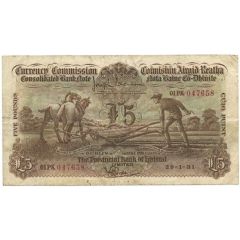 5 Pounds Provincial Bank of Ireland