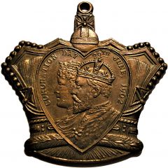 Medallion - Edward VII and Alexandra Coronation Glasgow