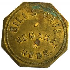10 Cents - Bill`s Cafe Nemaha, Nebraska