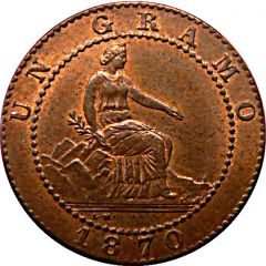 1 Centimo - Provisional Government
