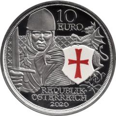 10 Euros Courage, coloured