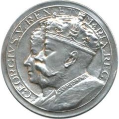 Medal - George V Coronation, Delhi, silver