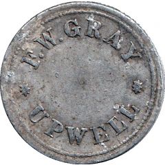 1 Shilling - F.W. Gray Upwell Farm