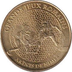Monnaie de Paris Tourist Token - Arènes de Nîmes Grands jeux romains
