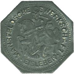 50 Pfennig - Eisleben Mansfeldsche Gewerkschaft