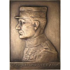 Plaquette - Milan Rastislav Štefánik