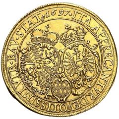 2 Ducats - Maximilian II Emanuel Birth of Prince Charles Albert