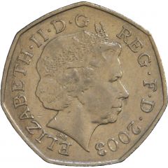 50 Pence - Elizabeth II 4th portrait, Suffragette Movement