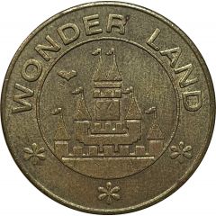Token - Wonder Land Castle, brass