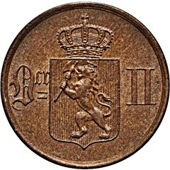 1 Øre - Oscar II