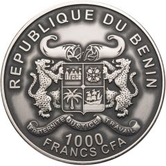 1000 Francs CFA Pope John Paul II - Canonization