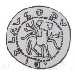 Denier Bracteate - Wladyslaw III Spindleshanks or Wladyslaw Odonic Gniezno or Poznań mint