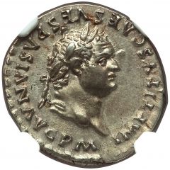 Denarius - Titus TR P IX IMP XV COS VIII P P