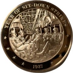 Medal - History of the United States Year of Sit-Down Strikes