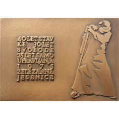 Plaquette - Železarna Jesenice Jesenice