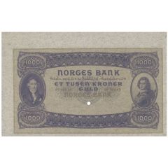 1000 Kroner Christie-issue, pattern