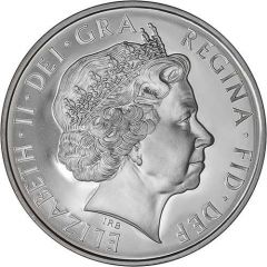 5 Pounds - Elizabeth II Prince Philip 90th Birthday, Silver Piedfort