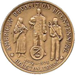 Medal - American Revolution Bicentennial Houston, Texas