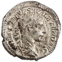 Denarius - Severus Alexander P M TR P III COS P P, Jupiter
