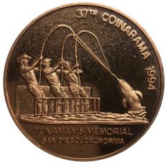 Medal - Inter-Club Numismatic Council 37th Coinarama, Tunaman`s Memorial