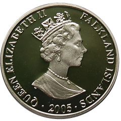 1 Crown - Elizabeth II Admiral Nelson, Silver Proof Issue