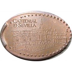 Elongated coin - Seville cathedral
