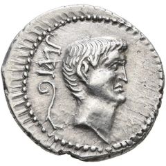 Denarius - Mark Antony IMP / M•ANTONIVS•III•VIR•R•P•C