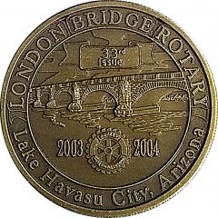 Havasu Dollar - London Bridge Rotary Club - Lewis and Clark Expedition Lake Havasu City, Arizona