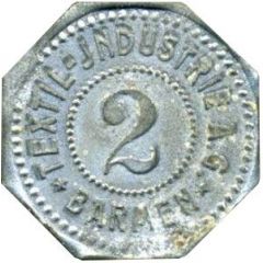 2 Pfennig - Barmen Textil-Industrie A.G.